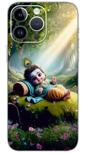 BABY LORD KRISHNA  Mobile Skin Wrap