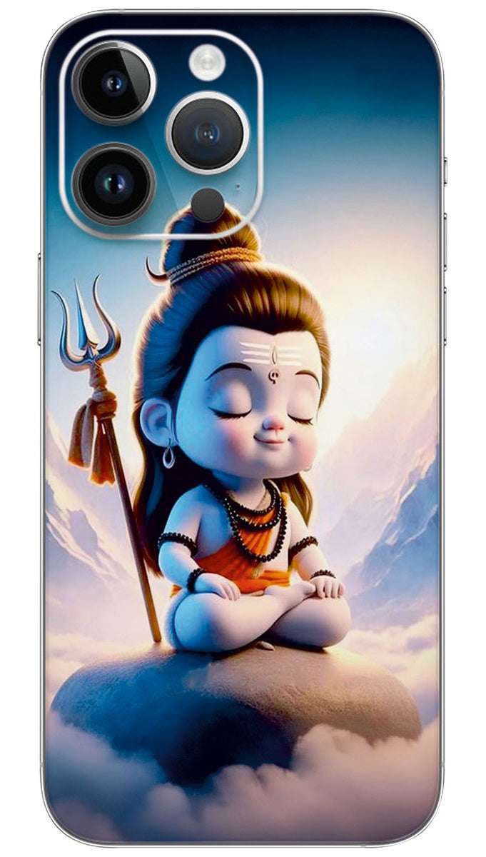 BALA BHOLANATH MEDITATION Mobile Skin Wrap
