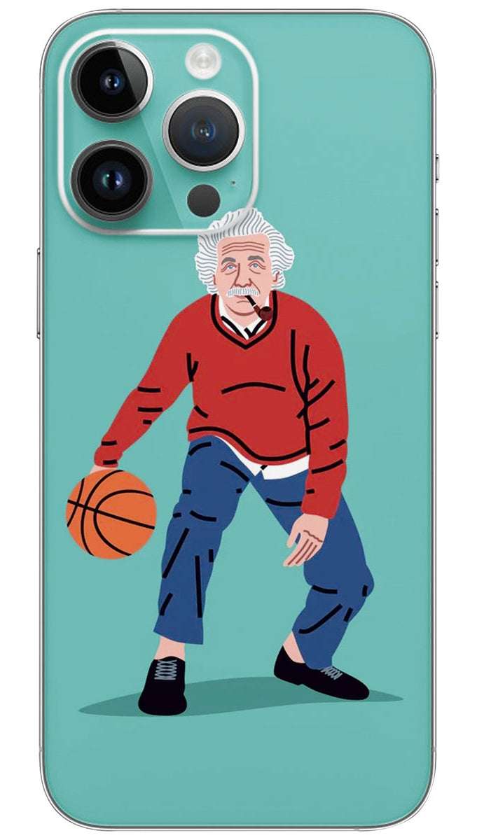 Balling Einstein sport  Mobile Skin Wrap