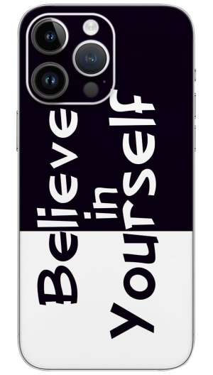 Believe Yourself quotes Mobile Skin Wrap