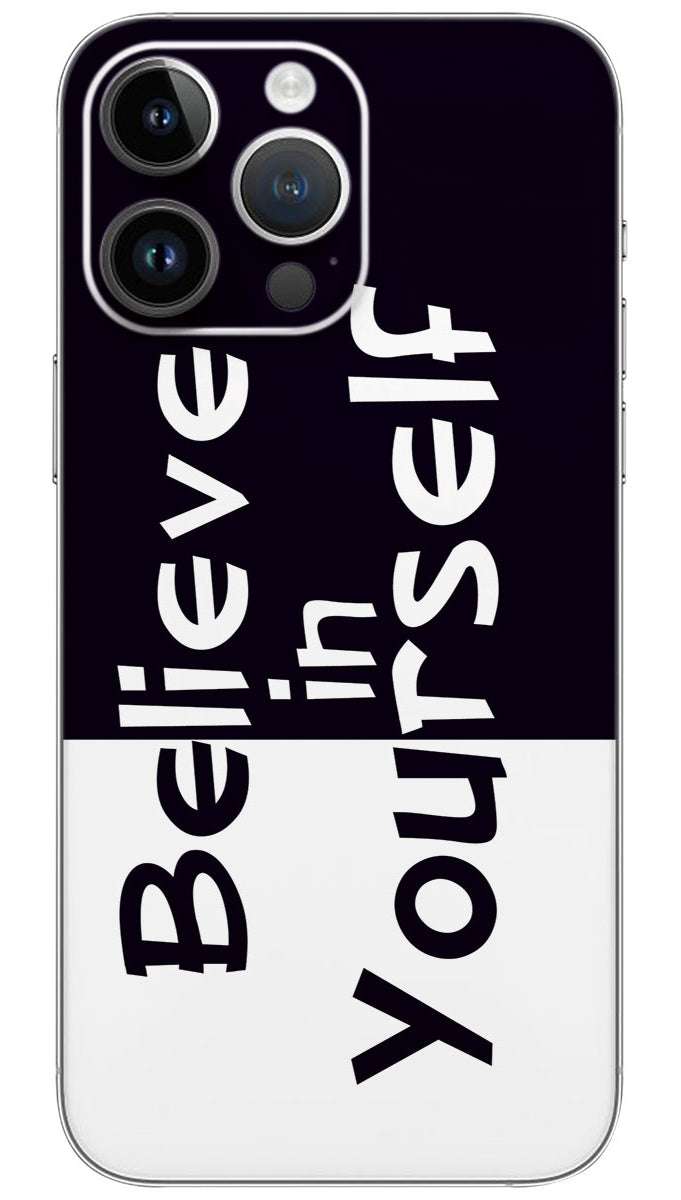 Believe Yourself quotes Mobile Skin Wrap