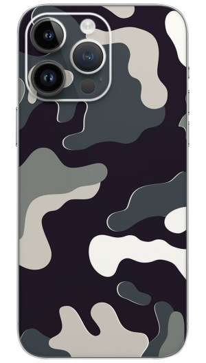 Black abstract camo Mobile Skin Wrap