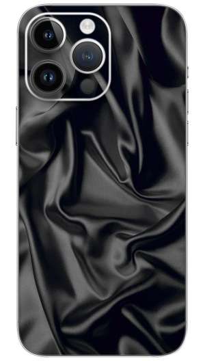 Black fabric pattern Mobile Skin Wrap