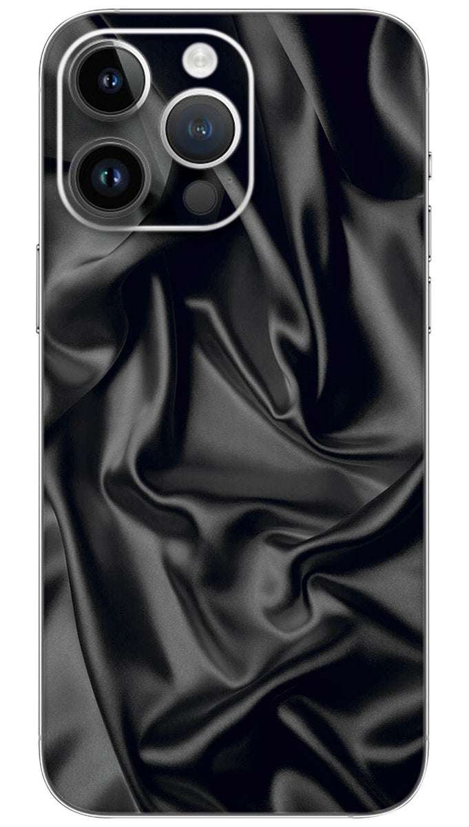 Black fabric pattern Mobile Skin Wrap