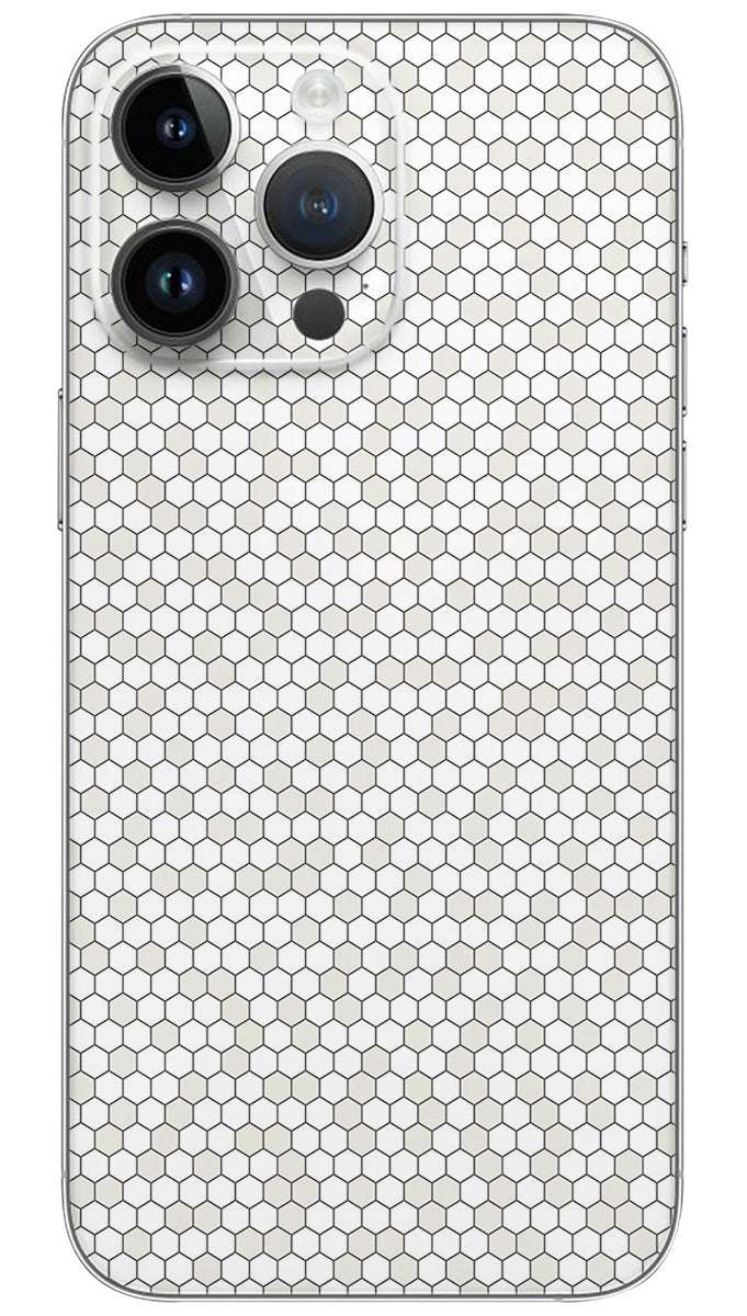 Black honeycomb pattern Mobile Skin Wrap