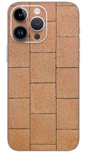 Brown Brick Pavers pattern Mobile Skin Wrap