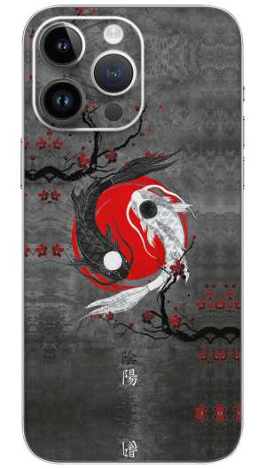 Browrrsson Japanese Art Mobile Skin Wrap