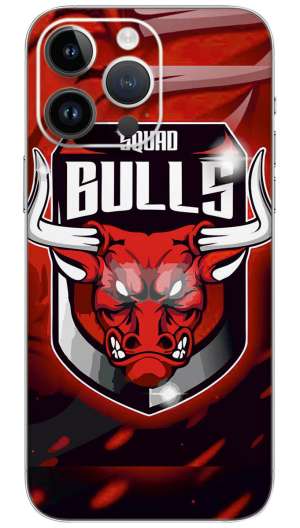 Bull head esport mascot Mobile Skin Wrap