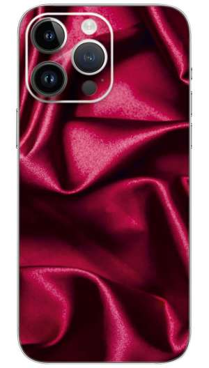 Burgundy silk pattern Mobile Skin Wrap