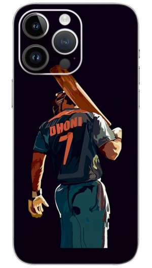 CANVAS ART MS DHONI IAMGE Mobile Skin Wrap