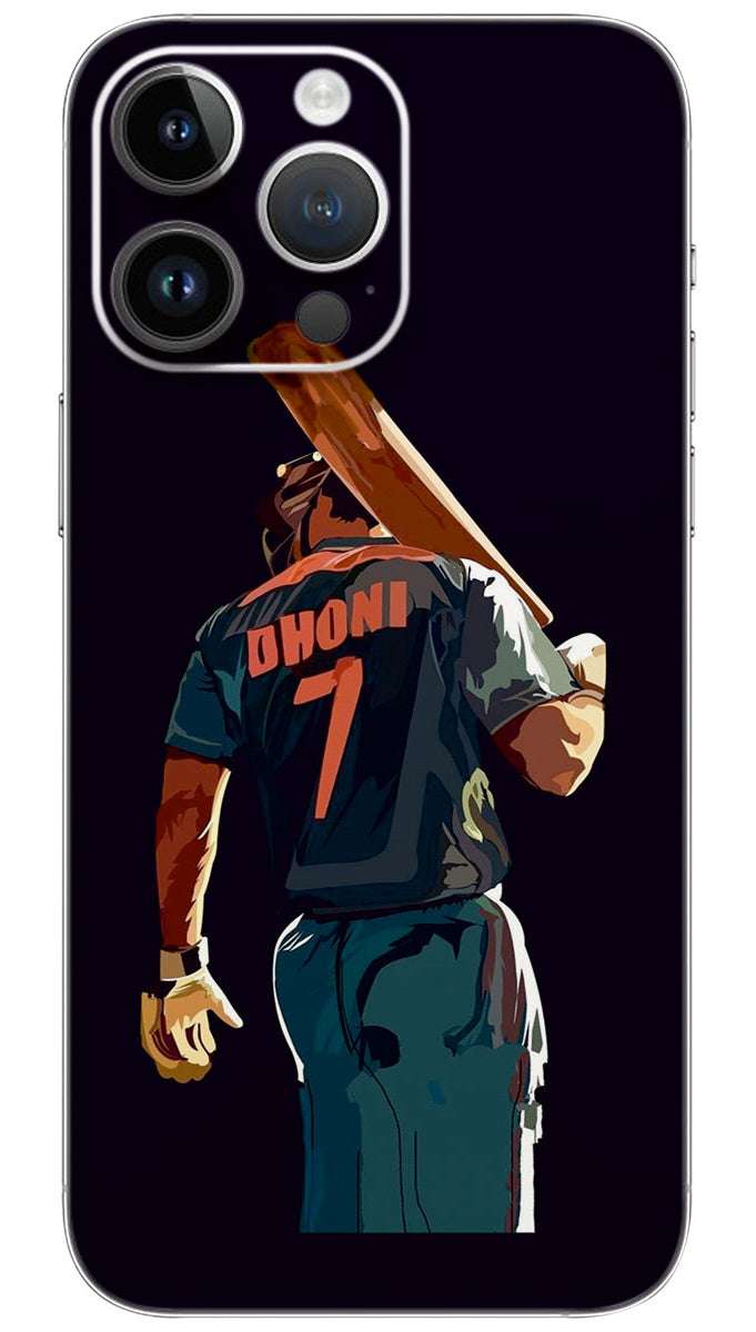 CANVAS ART MS DHONI IAMGE Mobile Skin Wrap