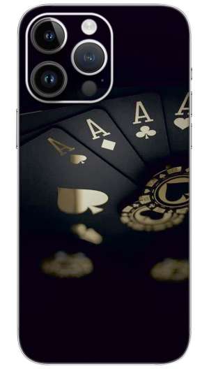 Casino Mix Roulette Set Card Mobile Skin Wrap