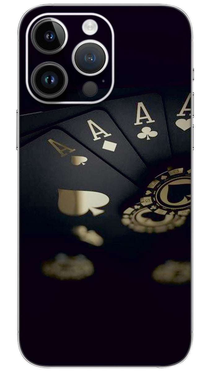 Casino Mix Roulette Set Card Mobile Skin Wrap