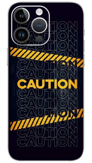 Caution quotes Mobile Skin Wrap