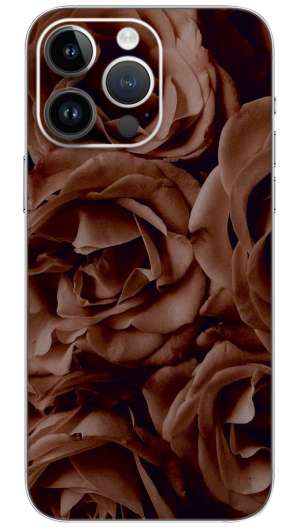 Chocolate Rose pattern Mobile Skin Wrap