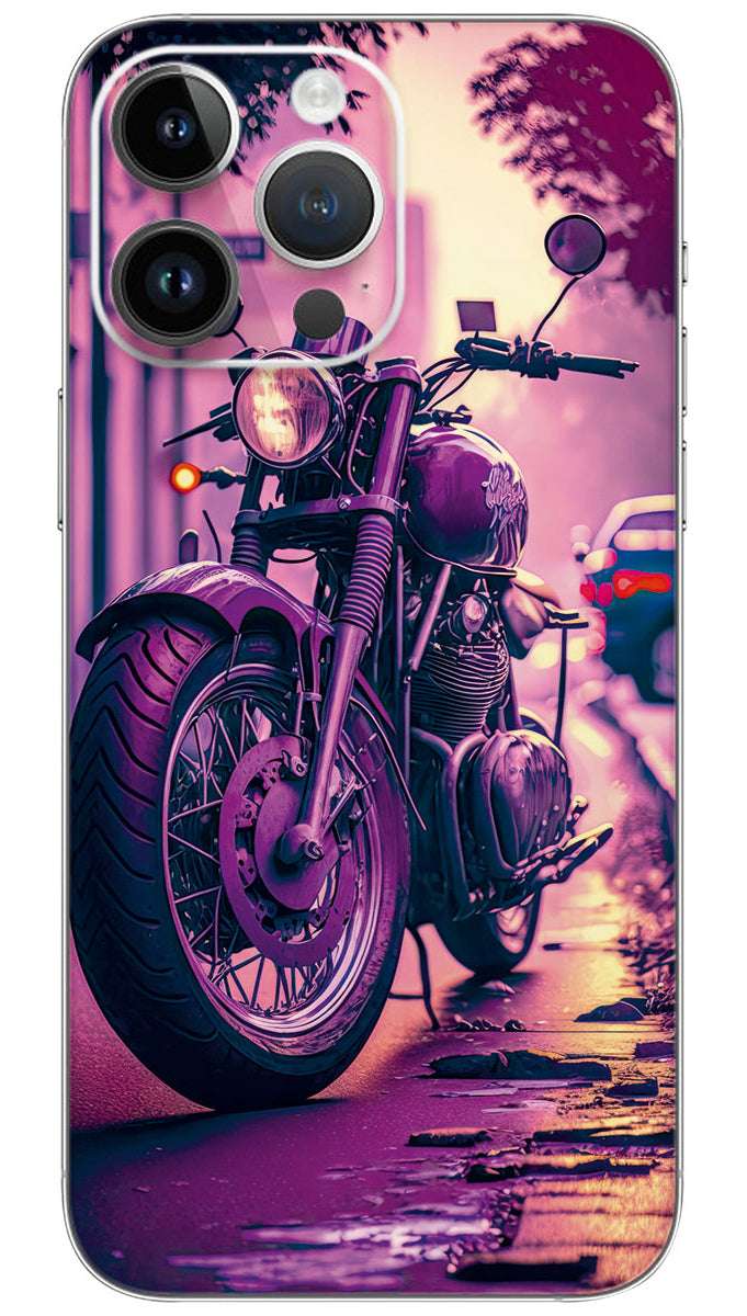 Classic Motorcycle ai bike Mobile Skin Wrap