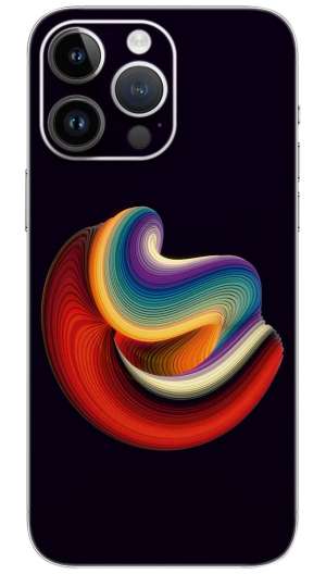 Color Flow Abstract Mobile Skin Wrap