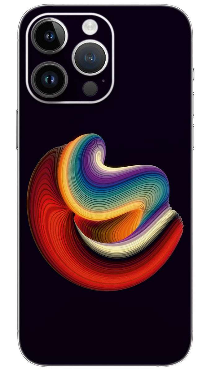 Color Flow Abstract Mobile Skin Wrap