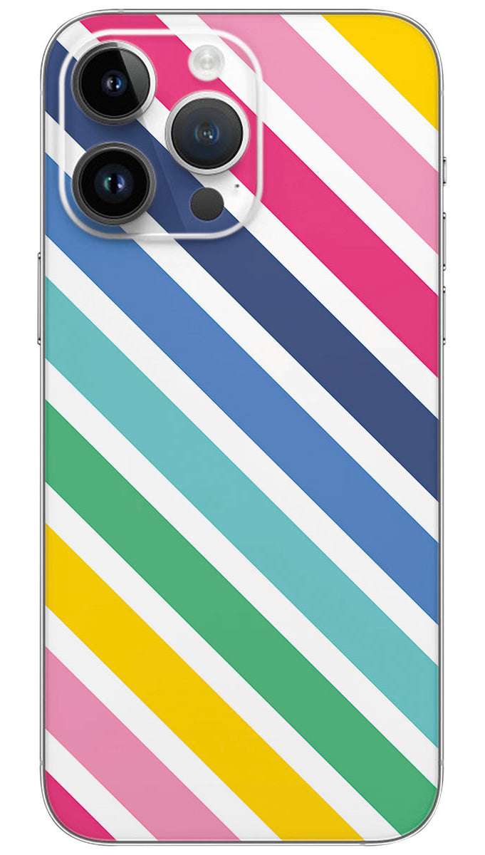 Color Stripes PATTERN Mobile Skin Wrap