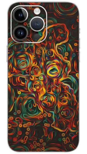 Colorful Abstract Mobile Skin Wrap