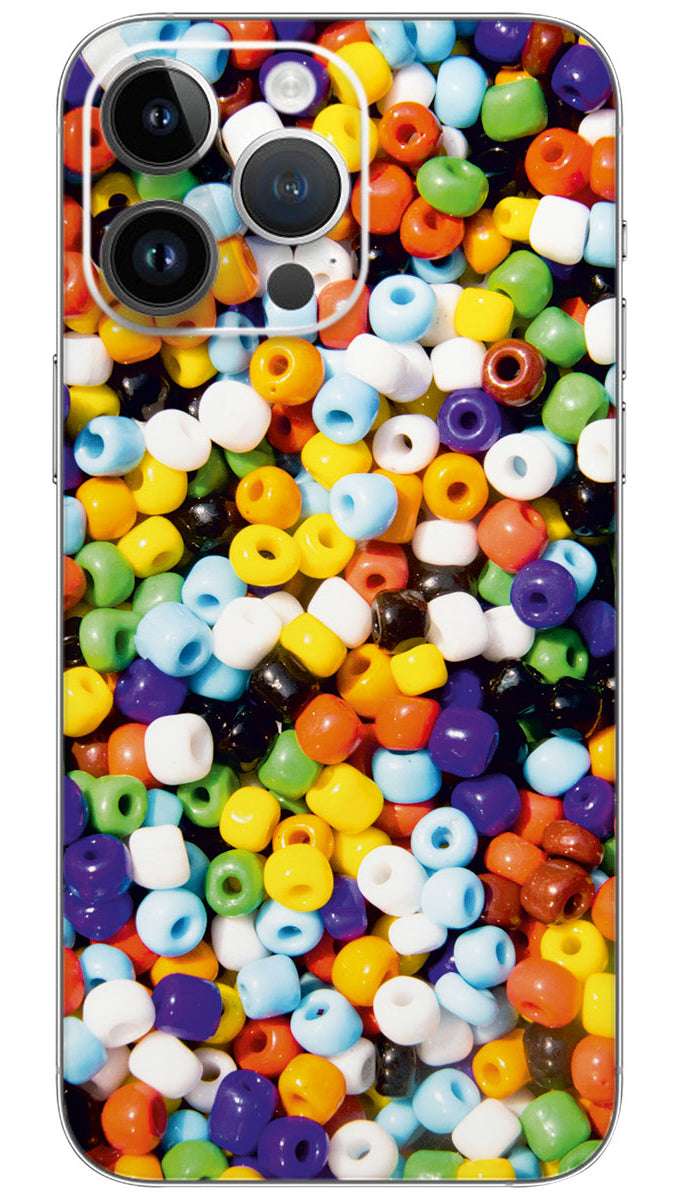 Colorful beads Mobile Skin Wrap