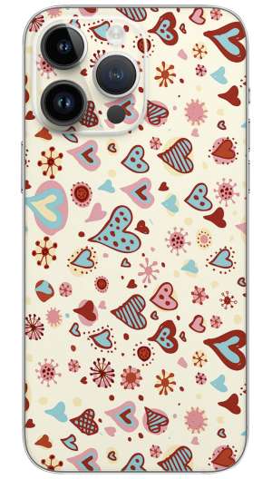 COLORFUL HEART Mobile Skin Wrap