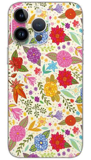 Colorful paisley pattern Mobile Skin Wrap