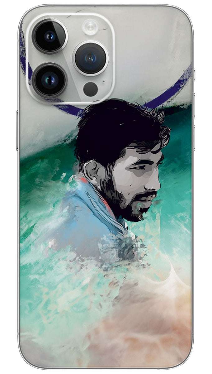 colorful photo bumrah Mobile Skin Wrap