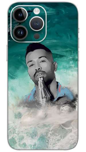 Colorful photo hardik pandya Mobile Skin Wrap