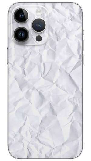 Crumpled Paper pattern Mobile Skin Wrap