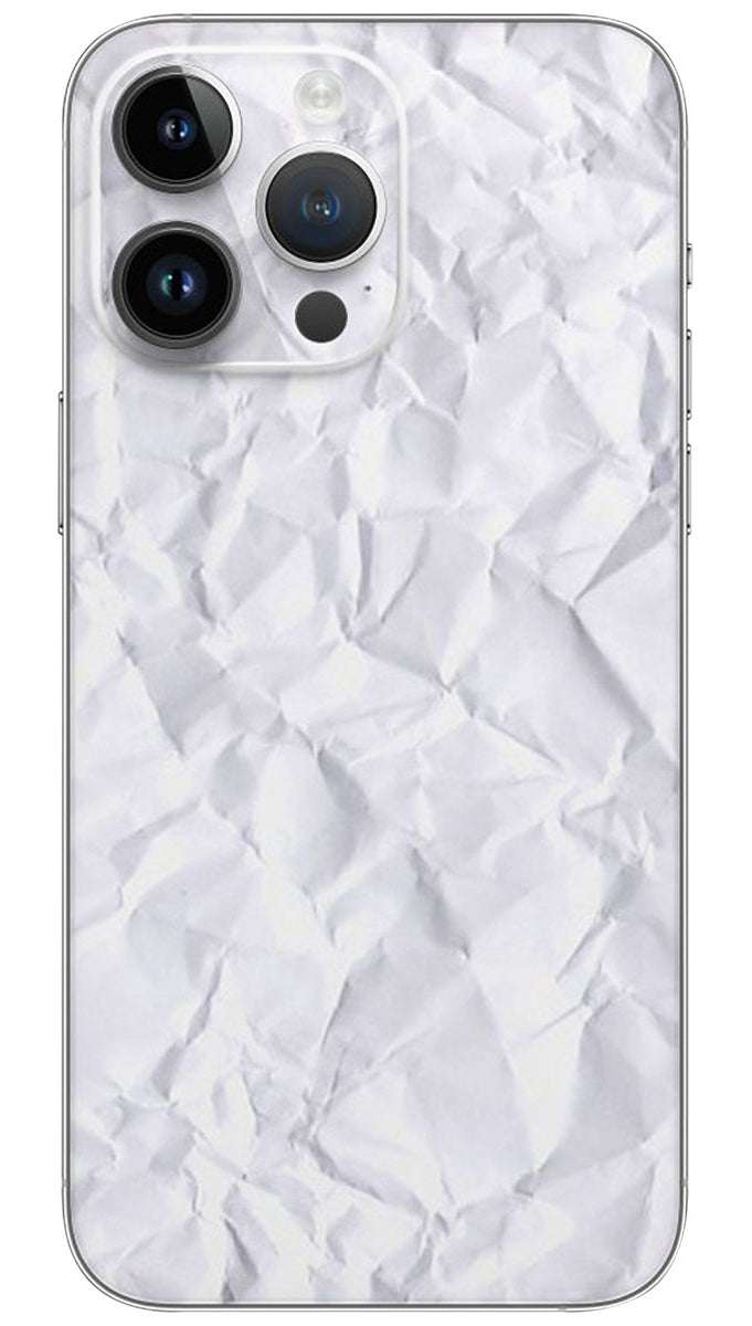 Crumpled Paper pattern Mobile Skin Wrap