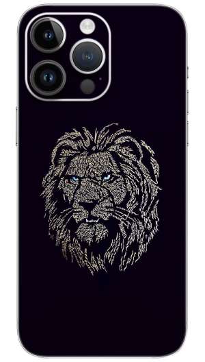 Crystal design lion Mobile Skin Wrap