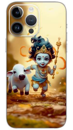 CUTE BAL KRISHNA  Mobile Skin Wrap