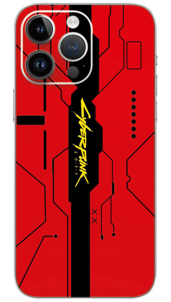 Cyberpunk red Mobile Skin Wrap