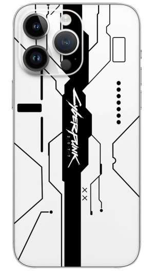 Cyberpunk white  Mobile Skin Wrap