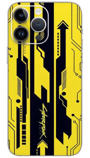 Cyberpunk yellow Mobile Skin Wrap