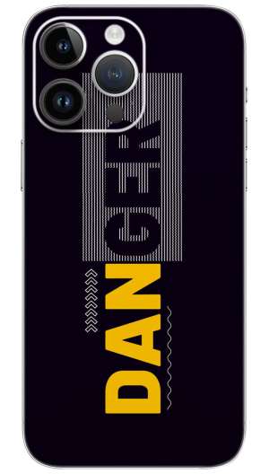Danger quotes  Mobile Skin Wrap