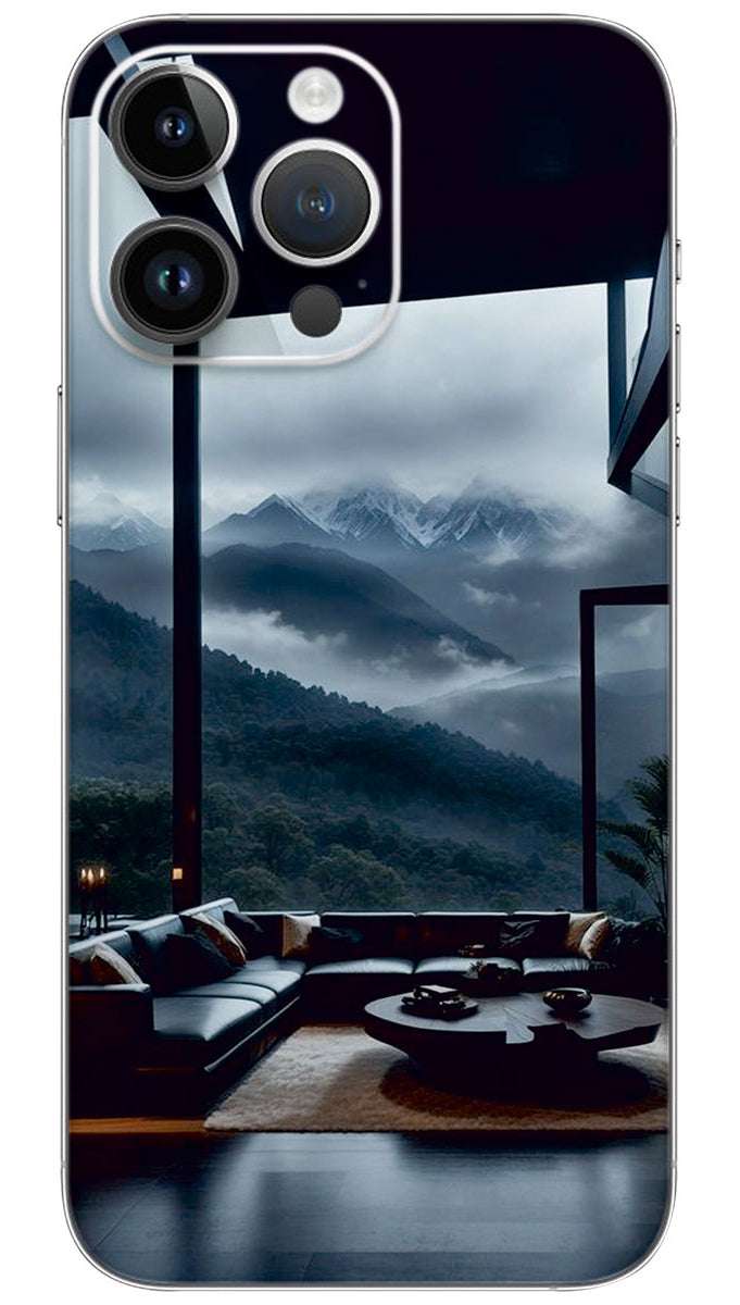 DARK LUXURY HOUSE WITH NUTURE Mobile Skin Wrap