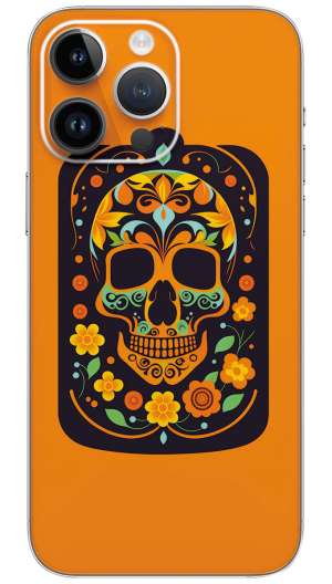 Day of the Dead Sugar Skull Mobile Skin Wrap
