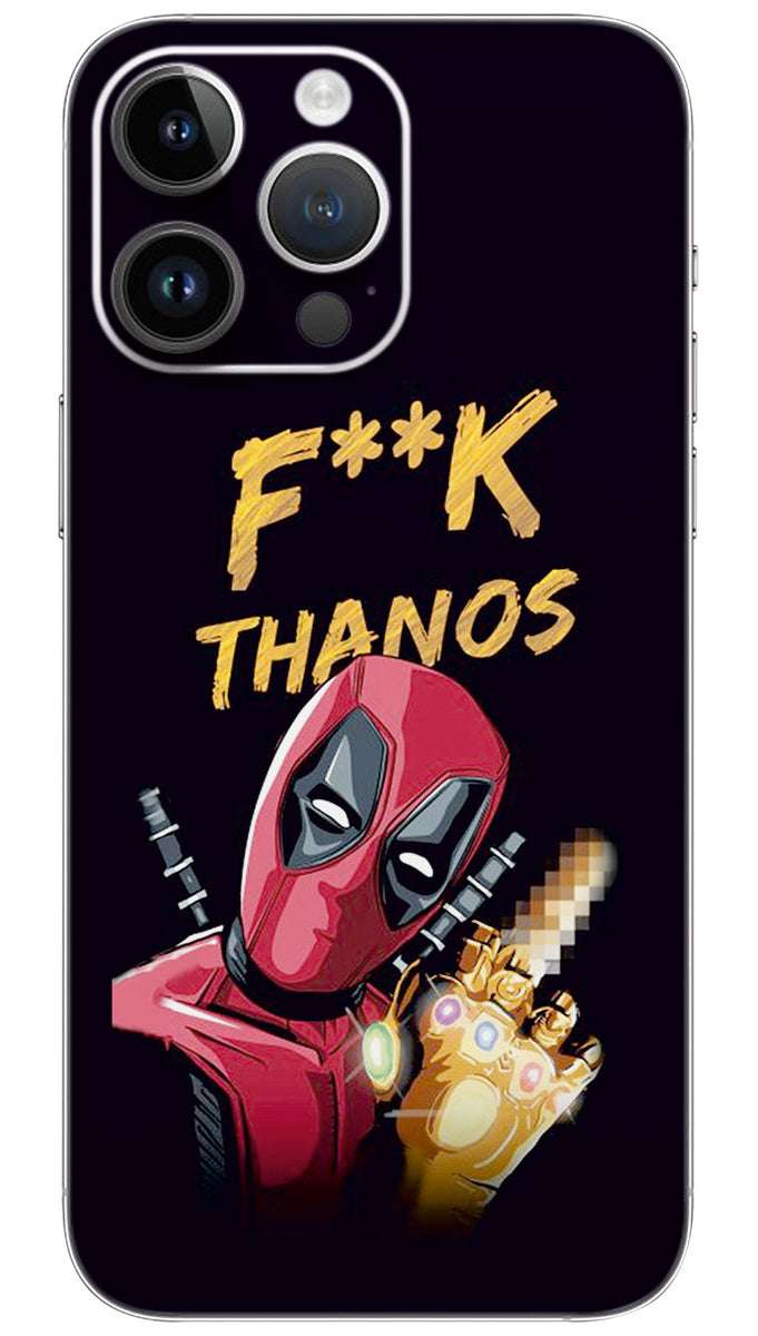 Deadpool illustration Mobile Skin Wrap