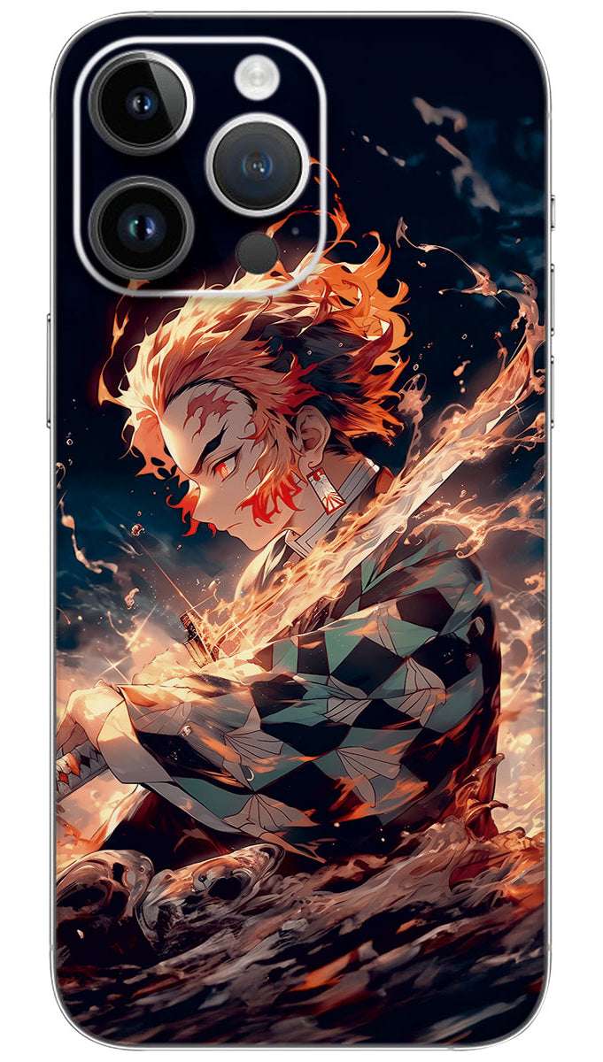 Demon slayer  Tanjiro anime Mobile Skin Wrap