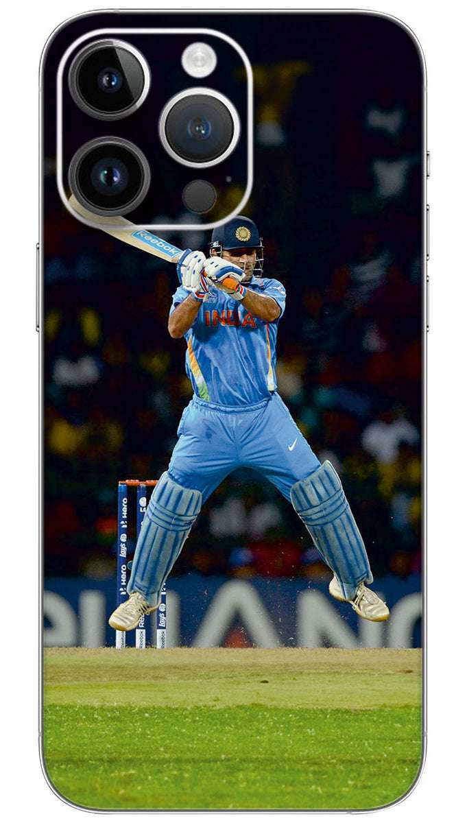 DHONI HELICOPTER SHORT Mobile Skin Wrap