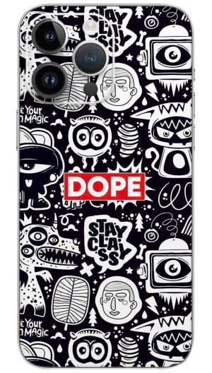 Dope life pattern Mobile Skin Wrap