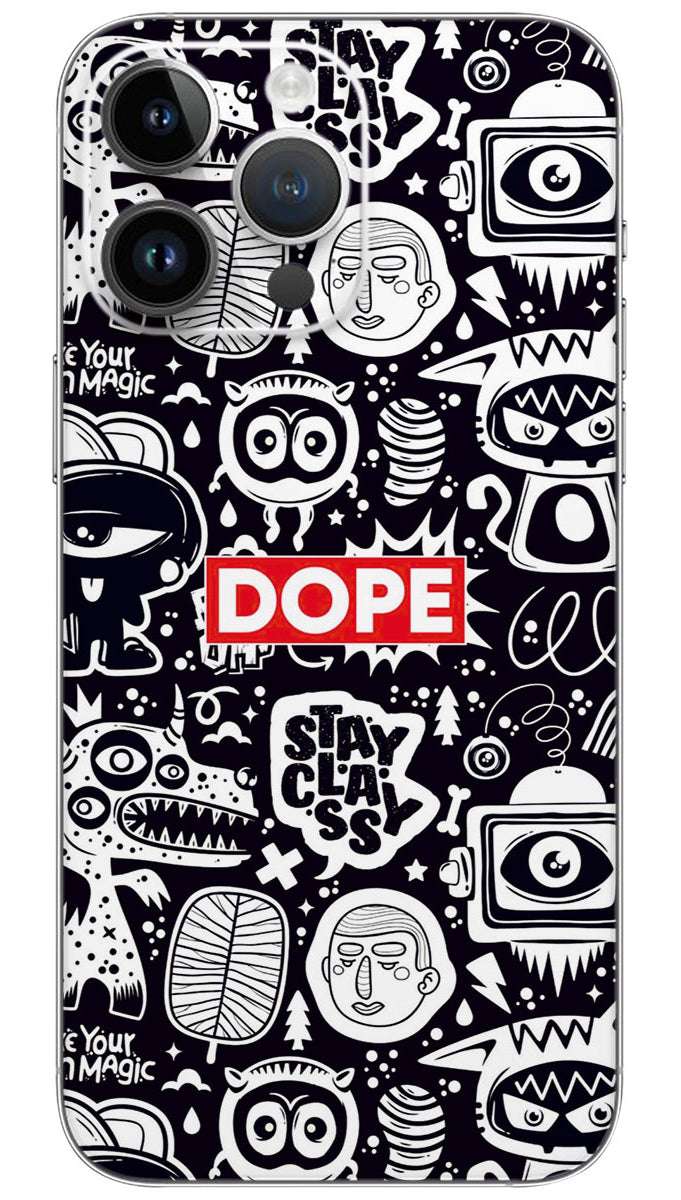 Dope life pattern Mobile Skin Wrap