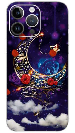 Dreamy Moon and star ART NUTURE Mobile Skin Wrap