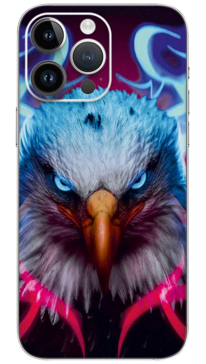 Eagle glowing Artwork Mobile Skin Wrap