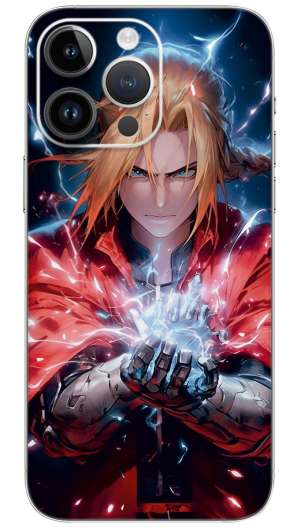 Edward elric anime Mobile Skin Wrap