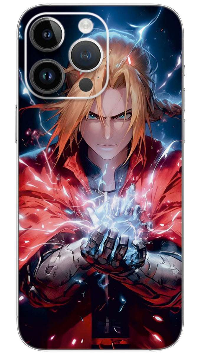 Edward elric anime Mobile Skin Wrap