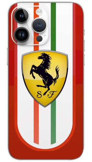 Ferrari logo design Mobile Skin Wrap
