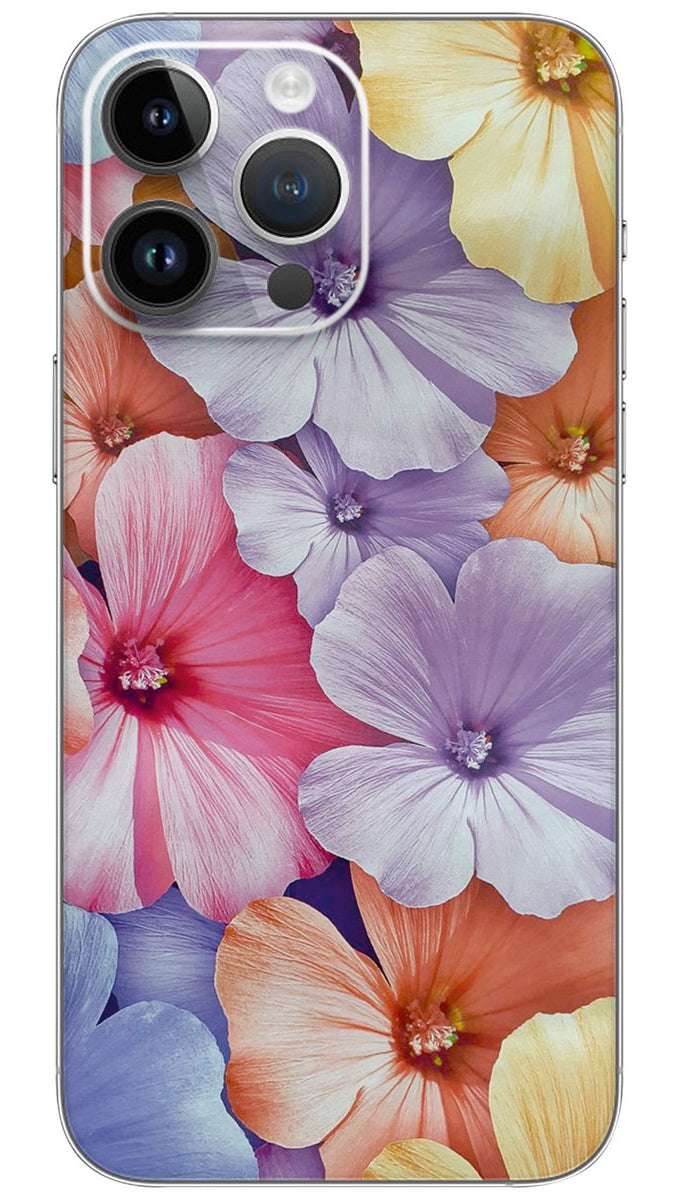 flower background pattern Mobile Skin Wrap